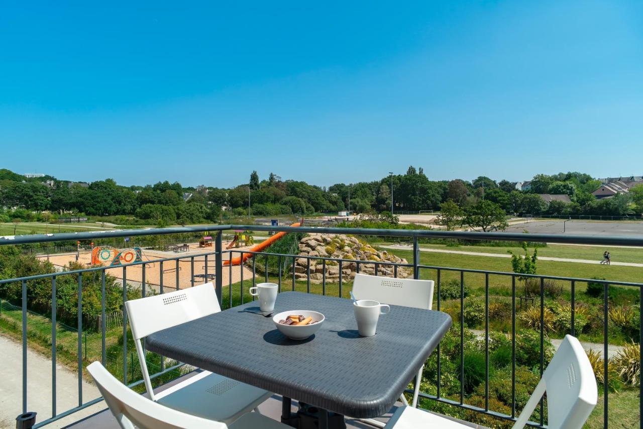 Les Thermes 521 - Appt Proche Plage Avec Piscine Partagee Concarneau Extérieur photo